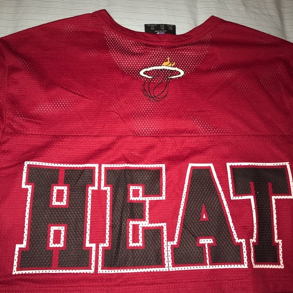 Forever 21 Miami Heat Jersey crop top - Picture 2 of 3